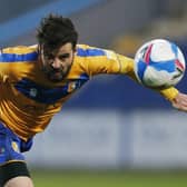 Stephen McLaughlin in action for Mansfield.
