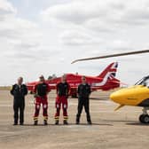 The Red Arrows Trust has donated £3,000 to Lincs and Notts Air Ambulance (LNAA), as part of their annual gifting to local charities.