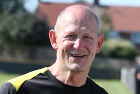 Hucknall town manager Andy Graves - happy with new, young prospect.