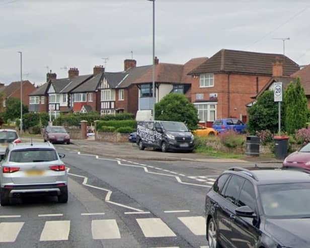 Watnall Road was closed at its junction with High Leys Road following the accident. Photo: Google