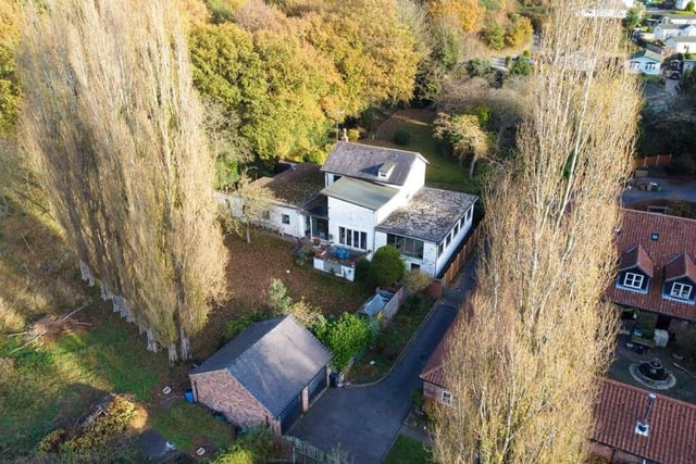 We close our gallery with another aerial photo of the 2.7-acre plot of land on which Nell Gwynne House sits.
