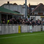 An empty Greenwich Avenue will play host to Basford United’s memorable FA Youth Cup tie against West Bromwich Albion on Tuesday night. [CREDIT: Craig Lamont]