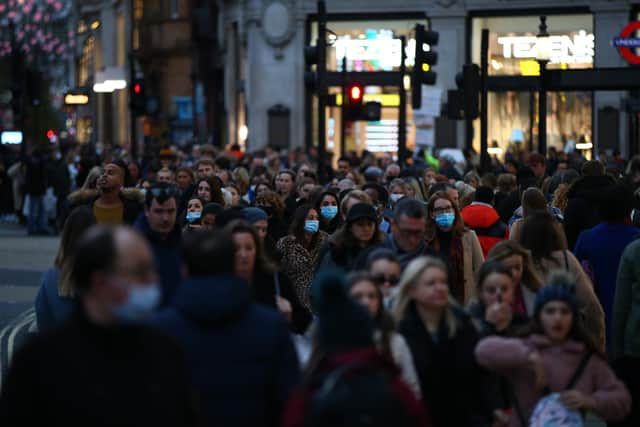 Christmas is a busy time for shopping.