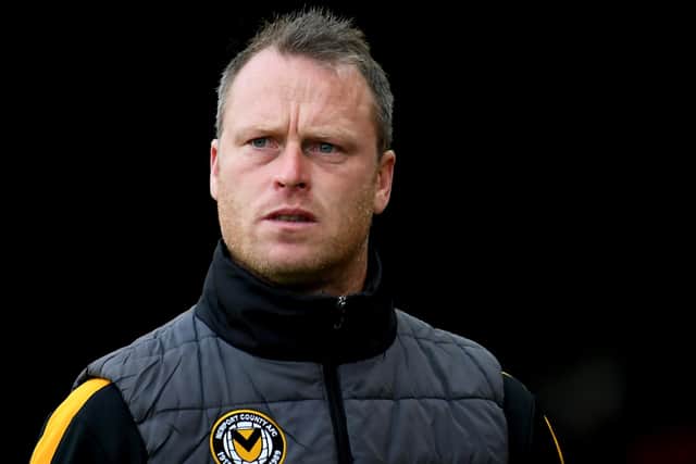 Newport County manager Michael Flynn.