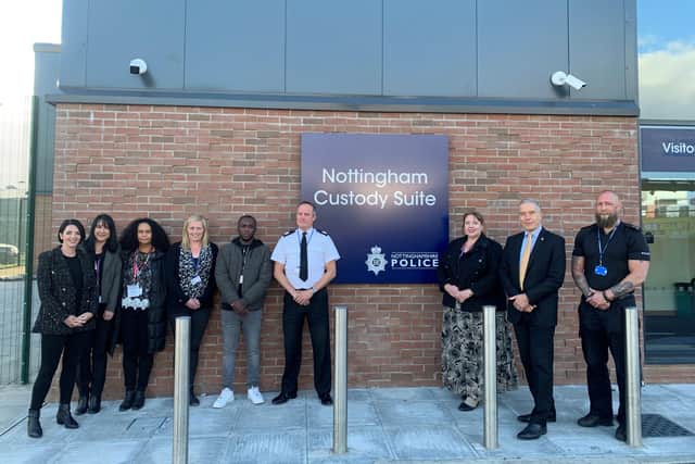 The project will provide new teams in the Mansfield and Nottingham custody suites