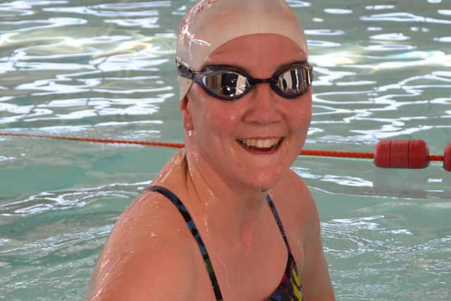 Livvy Shelton completed a 'channel swim' of 21 miles in 10 days at Hucknall Leisure Centre