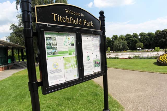 Titchfield Park in Hucknall is a good place for people to boost their mental health and wellbeing by connecting with nature.