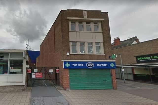The former Boots pharmacy currently standing empty on High Street in Hucknall (Google)