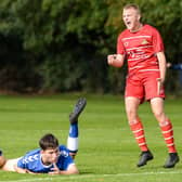 Jack Goodman celebrates a goal for Doncaster's U18's. He is now looking to make his first league appearance for the club's first team after making his debut in the EFL Trophy.