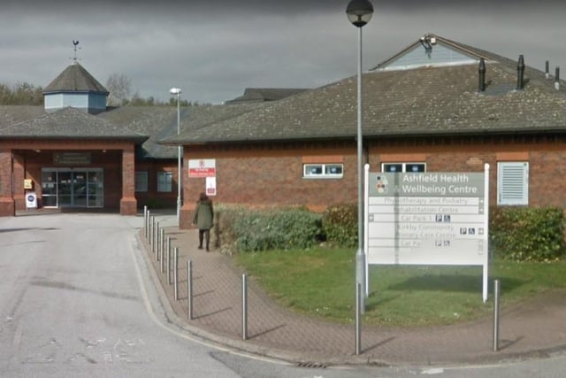 At Ashfield Health and Wellbeing Centre in Kirkby, 8.3 per cent of appointments in October took place more than 28 days after they were booked.
