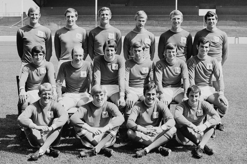 The Nottingham Forest team on16th September 1969.
