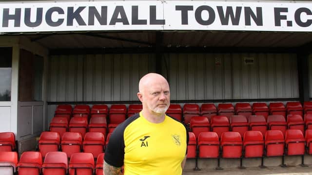 Andy Ingle is Hucknall Town's new first team manager.
