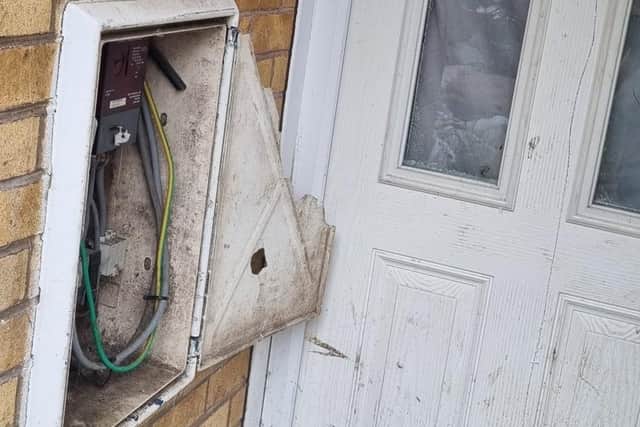 Police have arrested two people after discovering they were bypassing their electricity meter