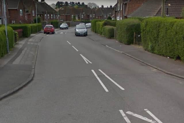 The incident happened on Laughton Crescent in Hucknall. Photo: Google