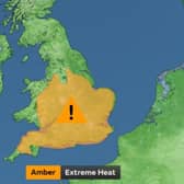 The Met Office has issued an amber warning for extreme heat