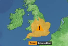 The Met Office has issued an amber warning for extreme heat