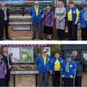 Two new signs dedicated to Lord Byron and Ada Lovelace have been unveiled in Hucknall. Photo: Submitted