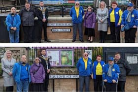 Two new signs dedicated to Lord Byron and Ada Lovelace have been unveiled in Hucknall. Photo: Submitted