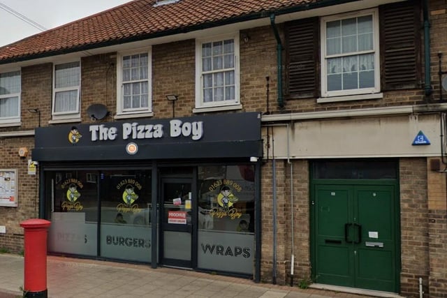 The Pizza Boy, at 12 Brown Avenue, Mansfield Woodhouse, was given a score of four on February 14