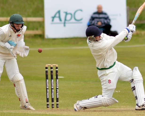 George Blatherwick - decent weekend with both bat and ball for Hucknall.