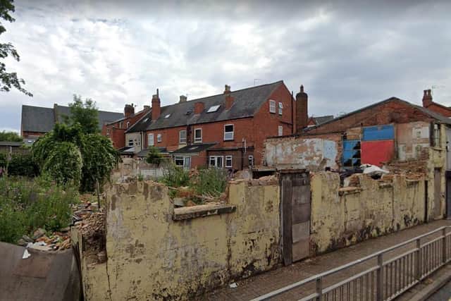 A old legal error is stopping work going ahead on the derelict Romans site. Photo: Google