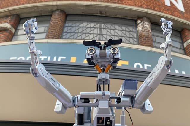Johnny 5 will be at Hucknall's Arc Cinema this weekend for a special 35th anniversary screening of Short Circuit
