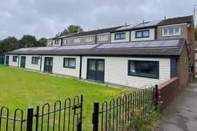 Some of the energy-saving retro-fitted homes in Nottingham. Photo: Nottingham City Council