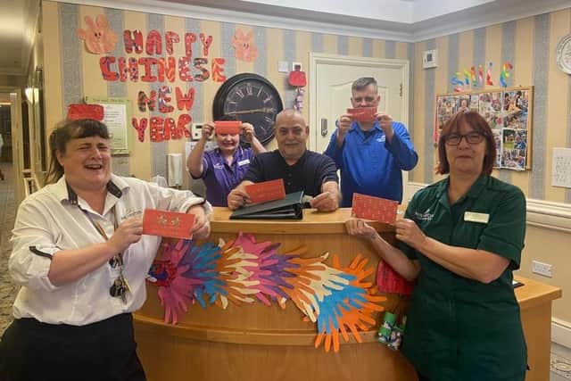 Hall Park Care Home marked the Chinese New Year.