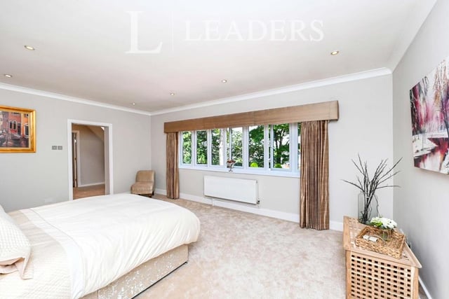 Most of the five bedrooms have lovely views overlooking the property's garden, and all have fitted wardrobes.