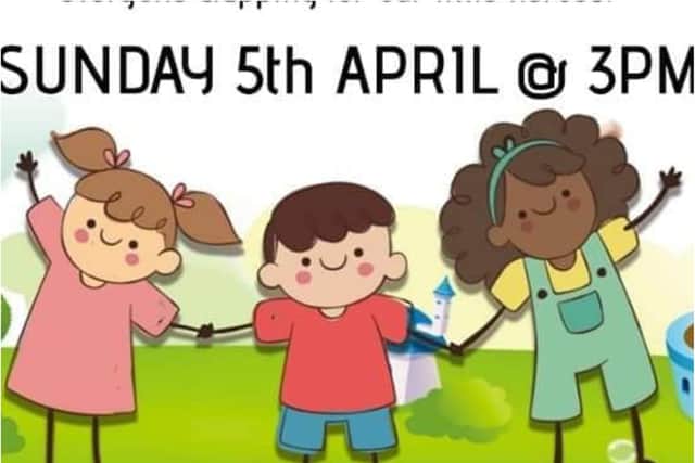 The Clap For Kids event is due to take place this afternoon.