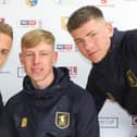 Ethan Hill, Nathan Caine and George Cooper - first pro deals with Stags.
