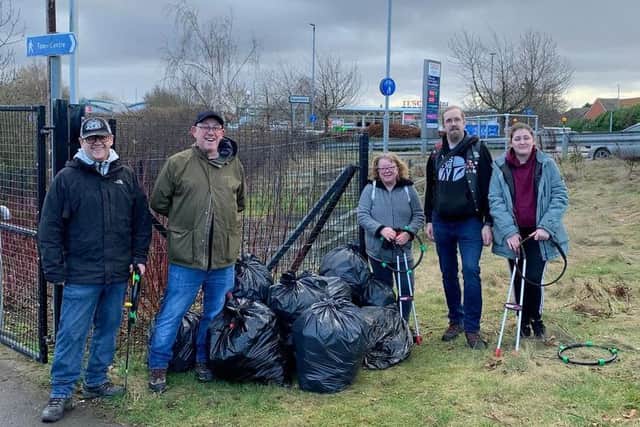 The Hucknall Wombles picked up a huge haul from their latest litter pick