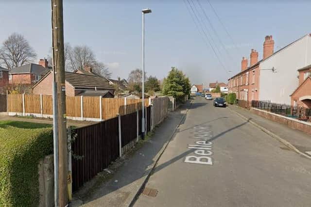 The incident took place in Belle Isle Road, Hucknall.