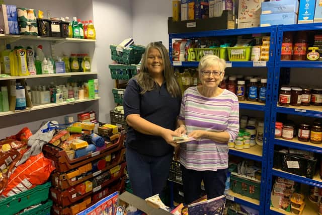 ITP Aero in Hucknall has donated £230 in sales from spare Christmas hampers to the town's food bank