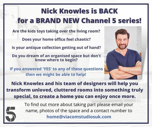 Channel 5 is looking for people who need to declutter and a redecorate their house