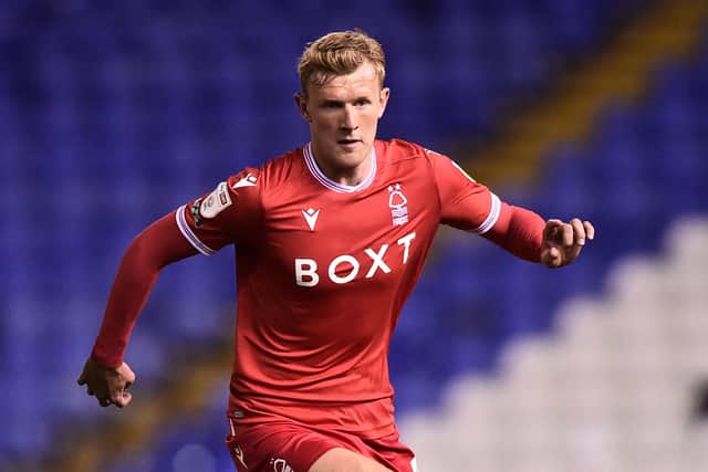 Joe Worrall of Nottingham Forest in action against Birmingham City. (Photo by Nathan Stirk/Getty Images)