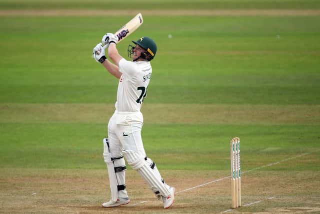 Ben Slater scored 172 for Leicestershire while on loan from Nottinghamshire. (Photo by Alex Davidson/Getty Images)