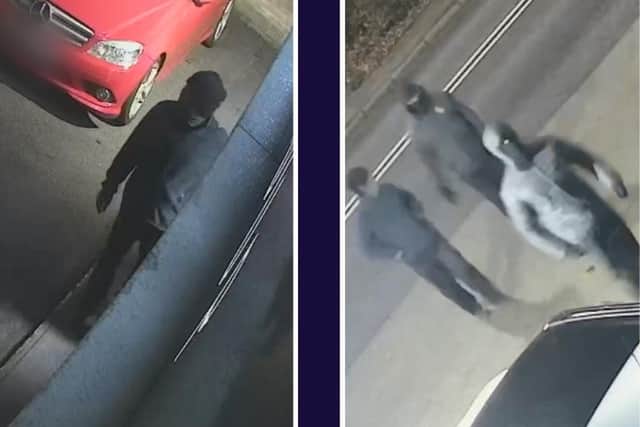 Police have released CCTV images from the robbery.