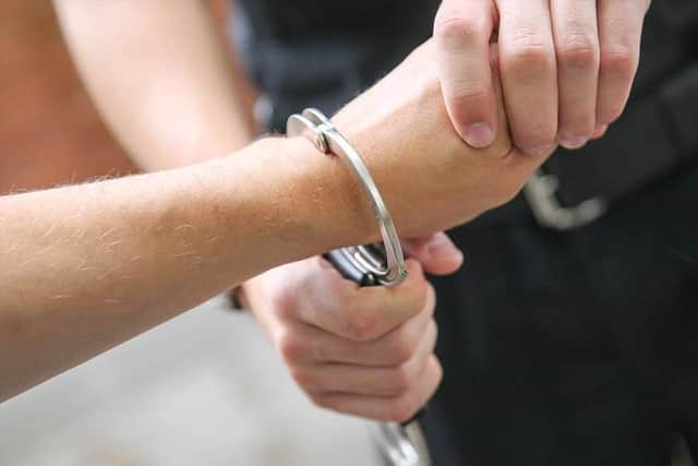 Three men have been arrested in connection with the robbery and drugs offences