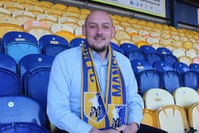 Back at Mansfield Town - new commercial executive Ian Deakin.
