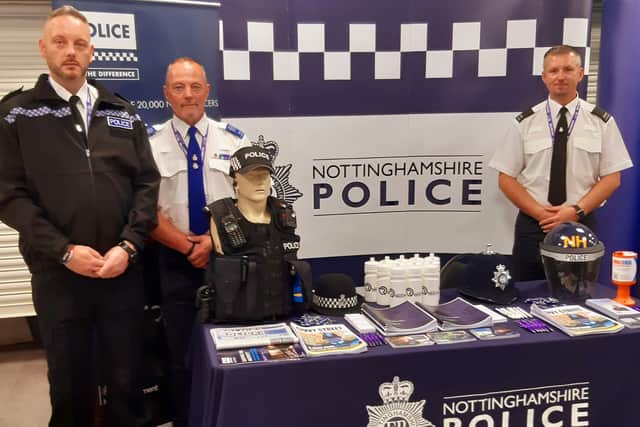 Members of Nottinghamshire Police attended a careers fair in Bristol to encourage ex-military service personnel to explore employment in the policing sector