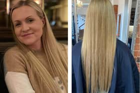 Kayte Baxter is having her long hair cut for The Little Princess Trust