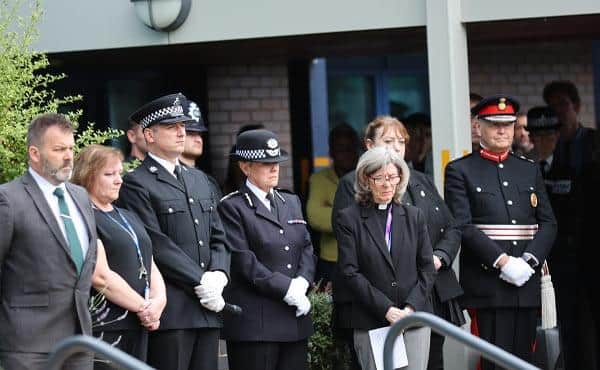 Flags at all Nottinghamshire Police buildings remain at half-mast following Sergeant Saville’s death.