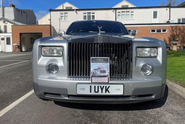 One lucky child and friends could win a luxury ride in a Rolls-Royce