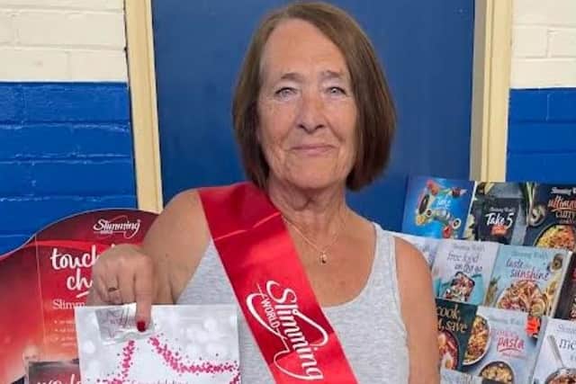 Janet Fewster has been named Bulwell Slimming World group's Woman of the Year. Photo: submitted