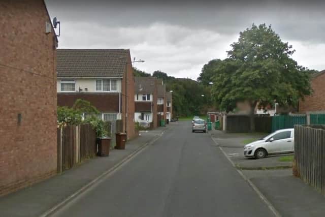 The attack happened on Keys Close in Bulwell in February. Photo: Google