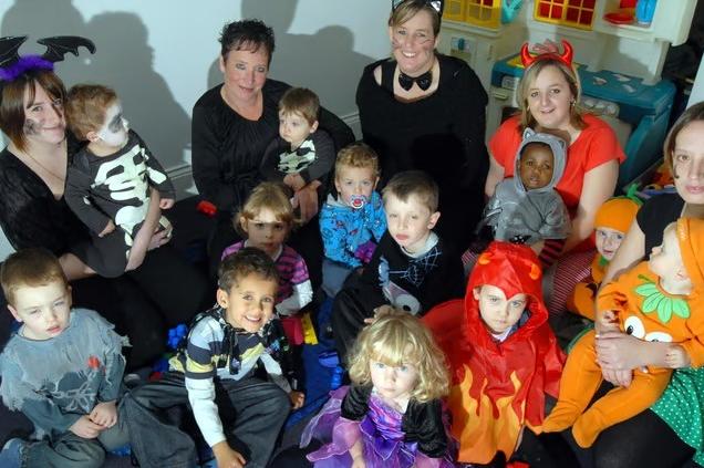 In 2008, staff and children at Hucknall Day Nursery had a wonderfully frightening time at their Halloween fancy dress party