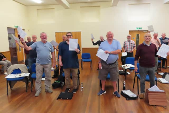 Bestwood Male Voice Choir is finally able to rehearse live in person again