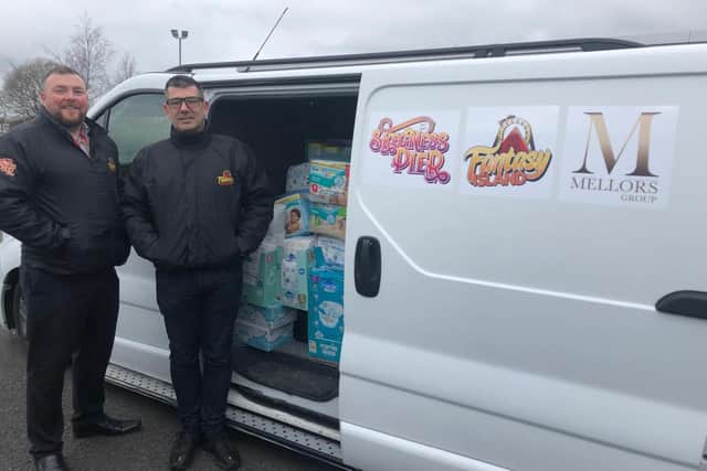 Mellors Group from Bulwell has sent £1,000 of vital toiletries to help Ukranian refugees in Poland