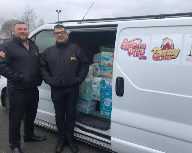 Mellors Group from Bulwell has sent £1,000 of vital toiletries to help Ukranian refugees in Poland